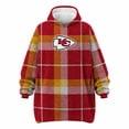 thumbnail image 1 of Pegasus Sports Kansas City Chiefs Wearable Sherpa Throw, 1 of 7