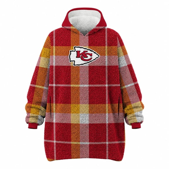 Pegasus Sports Kansas City Chiefs Wearable Sherpa Throw