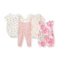 thumbnail image 5 of Burt's Bees Baby Girl 4-Piece Playwear Set, 5 of 9