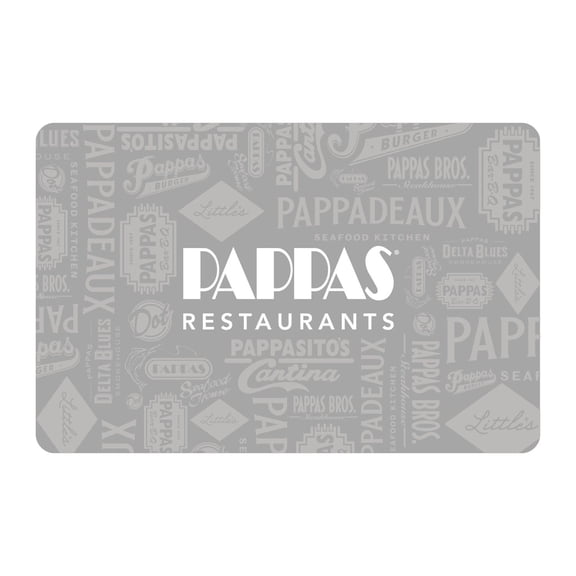 Pappa's Multi-Brand $50 Email Delivery Gift Card