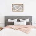 thumbnail image 3 of Spirals in Silver Minimal Canvas Print by Oliver Gal Prints, 3 of 4
