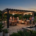 thumbnail image 3 of Range Steel Pergola with Trellis Roof & PowerPort, 3 of 13