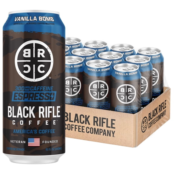 Black Rifle Coffee Company Espresso Vanilla 300, 15 fl. oz., 12 pk.