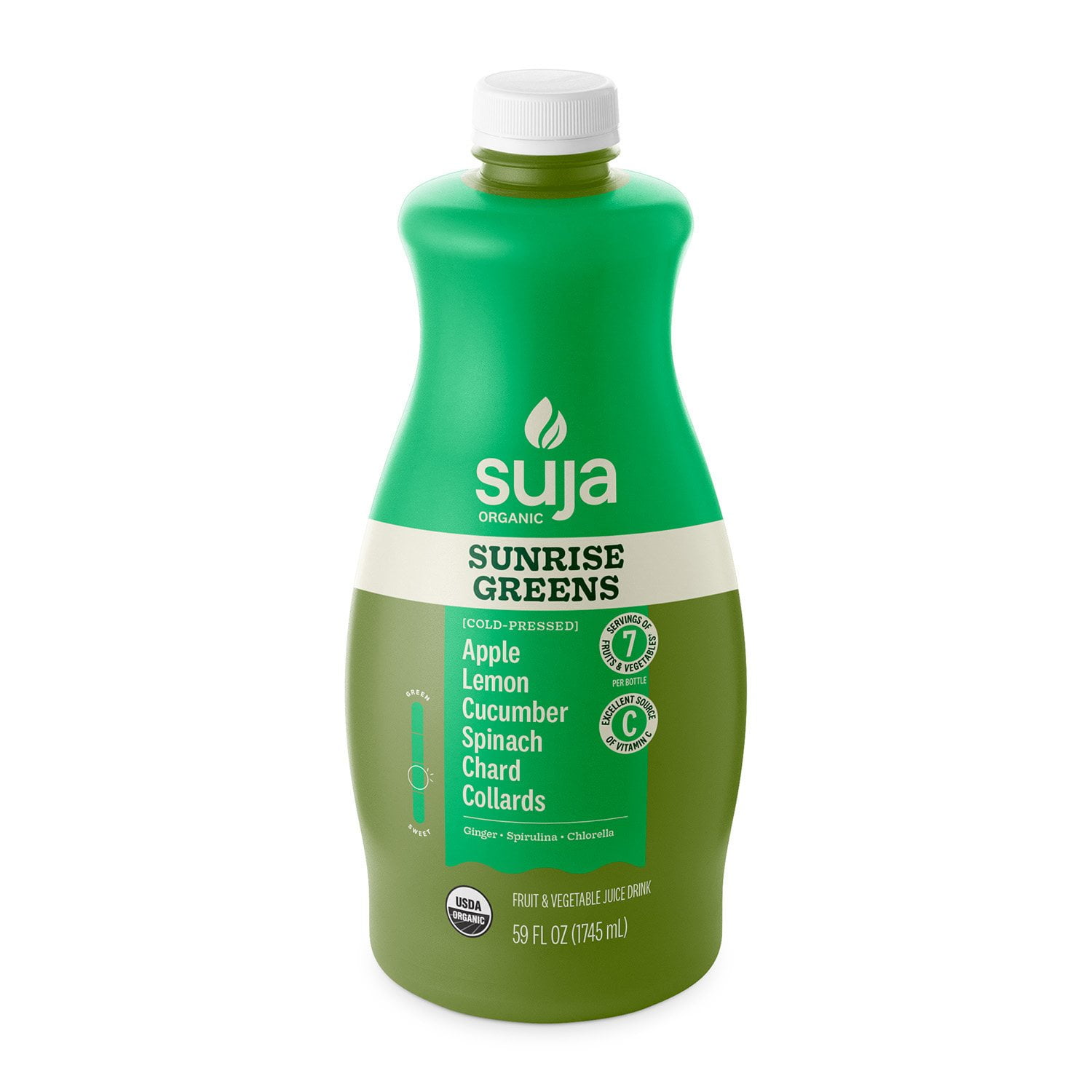 sunrise glp 1 Suja Organic Sunrise Greens Cold Pressed Juice Drink, 59 fl. oz