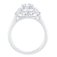 thumbnail image 4 of 2.46 CT.T.W. Moval & Half Moon Cut Lab Created Diamond Ring in 18K Gold, 4 of 10