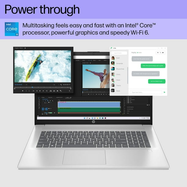 Hp・Intel Core i5-8世代・8GB・512GB SSD・Win11 Free Shipping! HP 17' Laptop, 11th Gen i5, Iris Xe Graphics, 8GB