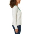 thumbnail image 2 of Lands' End Women's V-Neck Cable Sweater, 2 of 5