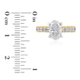 thumbnail image 4 of Lab Created Oval Cut Diamond Ring, 4 of 5