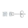 thumbnail image 3 of 0.47 CT. T.W. Round Diamond Stud Earrings in 14K Gold, 3 of 8
