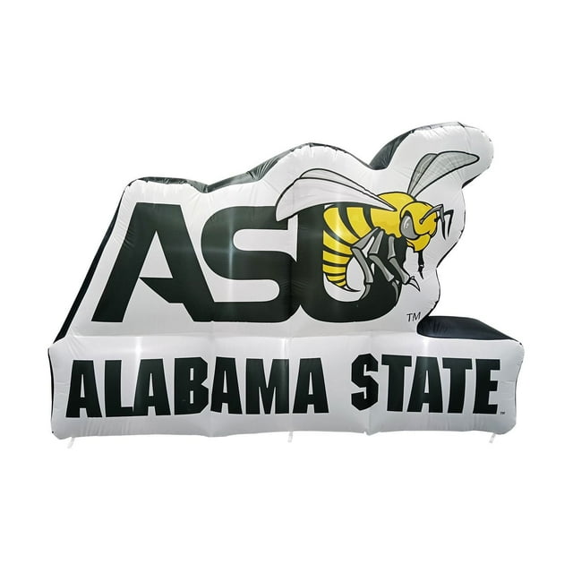 Logo Brands Alabama State Hornets Pre-Lit 7’x10’ Inflatable
