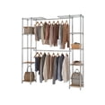 thumbnail image 2 of TRINITY® EcoStorage® Expandable Closet Organizer Chrome, 2 of 9