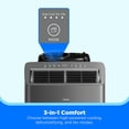 thumbnail image 4 of Midea Duo 10000 BTU DOE Portable Air Conditioner with Smart Inverter, 4 of 15