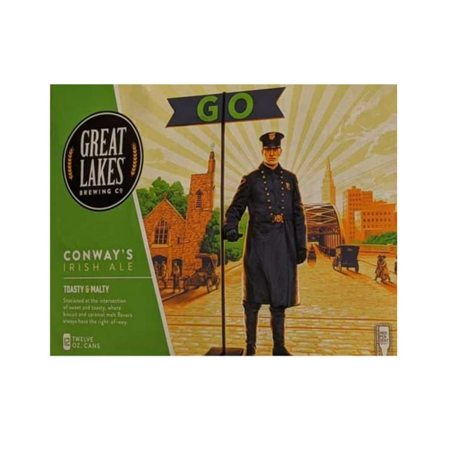 Great Lakes Seasonal Conway's Irish Ale Beer, 12 fl. oz. can, 12 pk.