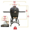 thumbnail image 12 of Vision Grills B-Series Deluxe Charcoal Kamado Grill, 12 of 18