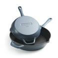 thumbnail image 3 of Tramontina 9" and 12" Enamel Cast Iron Skillet Set, 3 of 15