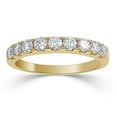 thumbnail image 2 of Round Cut Diamond Band in 14K Gold, 2 of 5
