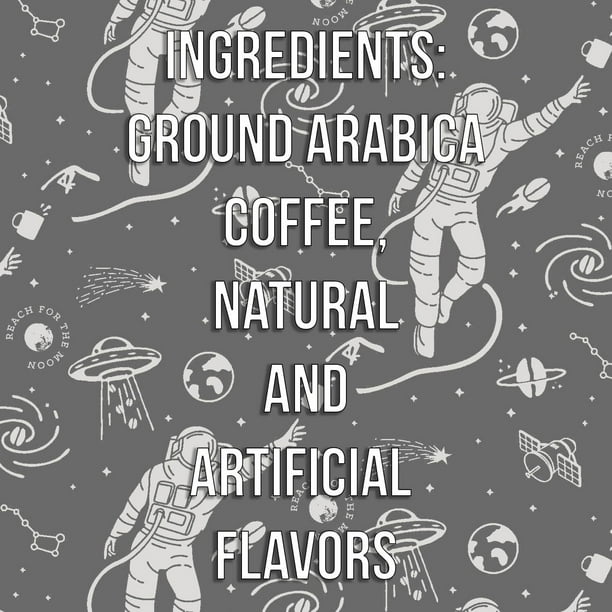 Copper Moon Coffee Medium Roast Ground Coffee, Hawaiian Hazelnut
