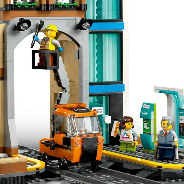 LEGO City Central Train Station Building Toy, 752