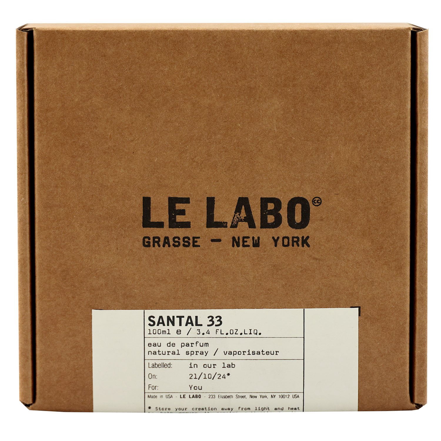 Le Labo Santal 33 Eau De Parfum, 3.4 fl. oz. - Samsclub.com