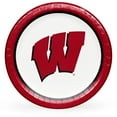thumbnail image 1 of Wisconsin Badgers NCAA Round Paper Plates, 10", 85 ct., 1 of 6