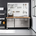 thumbnail image 8 of Seville Classics UltraHD 6-Drawer Rolling Work Center, 75.6" W x 20" D x 37.5" H, 8 of 12