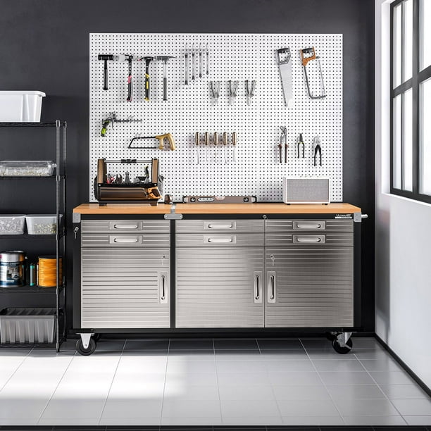 Seville Classics UltraHD 6-Drawer Rolling Work Center, 75.6