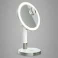 thumbnail image 2 of Atomi 9" LED Vanity Mirror with Qi Wireless Charging, 2 of 8