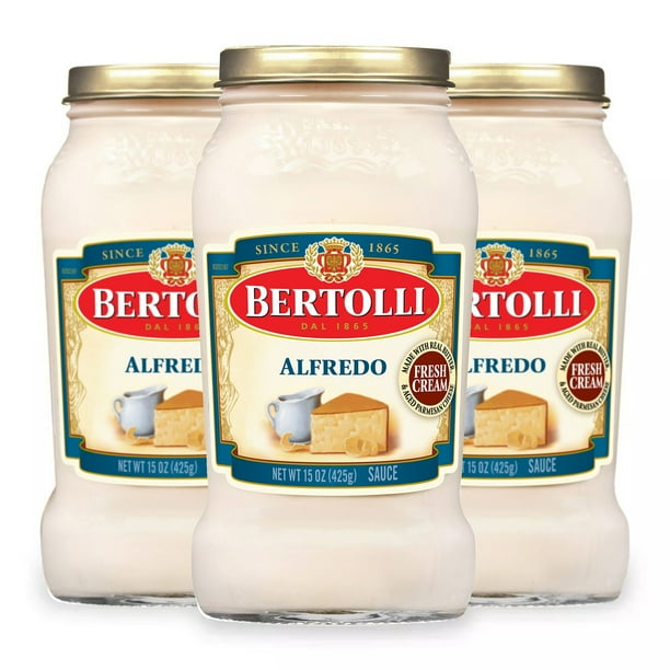 Bertolli Alfredo Sauce with Aged Parmesan Cheese, 15 oz., 3 pk