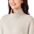 thumbnail image 4 of Member's Mark Women's Fleece Rib Mockneck Pullover, 4 of 8