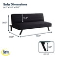 thumbnail image 2 of Serta Dakota Convertible Sofa, 2 of 10
