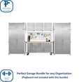 thumbnail image 3 of Seville Classics UltraHD 8-Piece Steel Garage Cabinet Storage Set With Rolling Workbench, 14 Feet Wide, 3 of 18