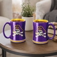 thumbnail image 5 of Logo Brands East Carolina Pirates 14oz Relief Mug Set, 5 of 5