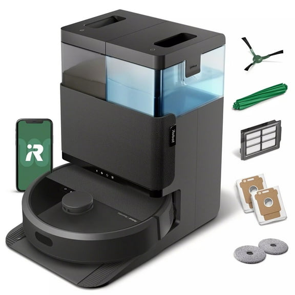 iRobot Roomba Plus 4020 Combo Robot Vacuum & Mop with AutoWash Dock and DualClean Mop Pads