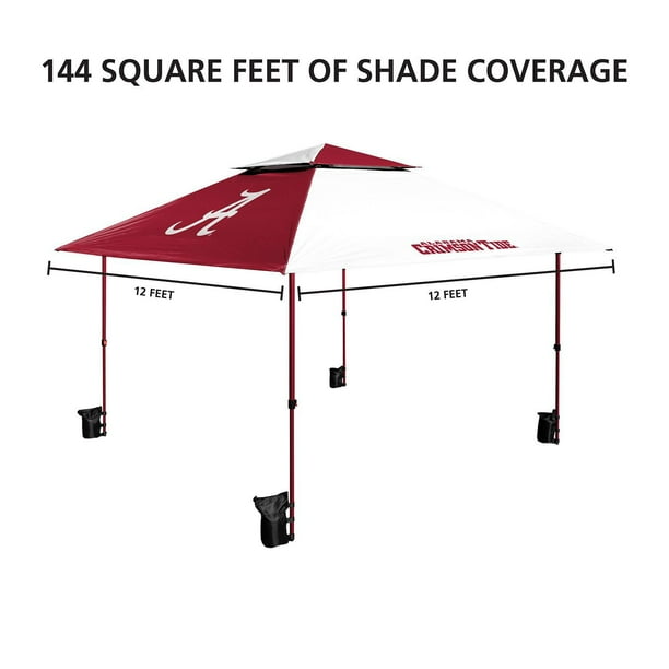 alabama crimson tide patio umbrella AMMSUN 6ft Table Umbrella,Red Stay dry on game day with this Alabama Crimson Tide 42 ECO Galtech 736 9' Auto-Tilt Umbrella