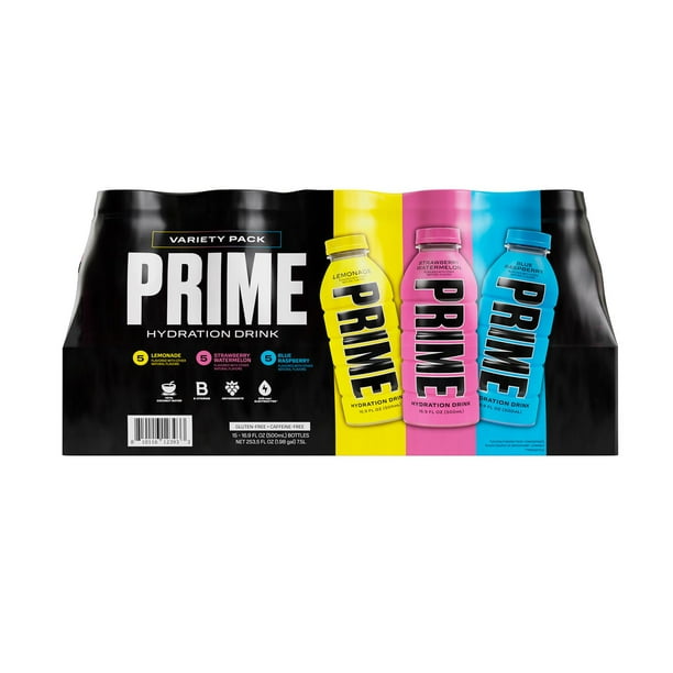 Prime Hydration Drink Variety Pack 2.0, 16.9 fl. oz., 15 pk