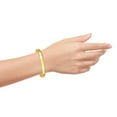 thumbnail image 3 of High Polished Hollow Bangle Bracelet in 14K Gold, 3 of 8