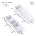 thumbnail image 6 of YouCopia DrawerFit Sliding Drawer Organizer 2-Piece Set, 6 of 7