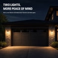 thumbnail image 4 of Westinghouse 500 Lumen Solar Motion-Activated Outdoor Wall Light, 2-Pack, 4 of 8
