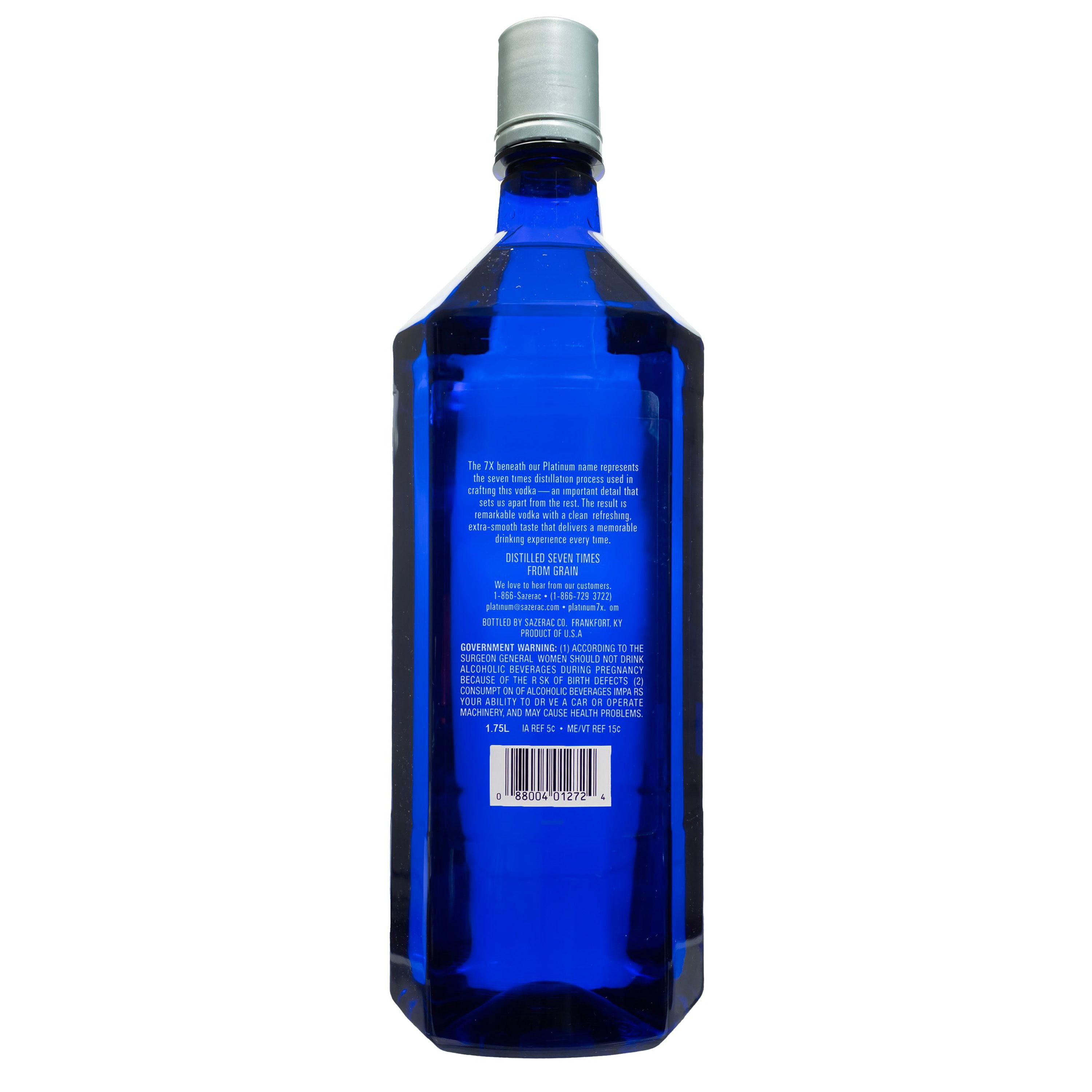 Platinum 7X Distilled Vodka 1.75 L - Samsclub.com