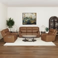 thumbnail image 1 of Society Den Walker Sofa, Loveseat & Recliner Living Room Set, 1 of 9