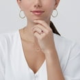 thumbnail image 10 of Open Heart Paperclip Chain Pendant Necklace in 14K Gold, 10 of 10
