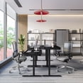 thumbnail image 13 of Seville Classics airLIFT Electric Tempered Glass Height Adjustable Desk, 48" x 24", 13 of 15
