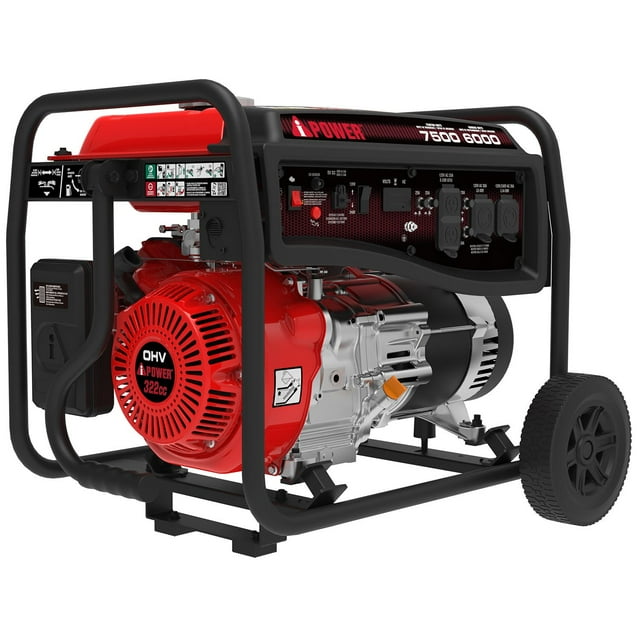 7,500/6,000-Watt AiPower Portable Generator + CO Sensor Technology