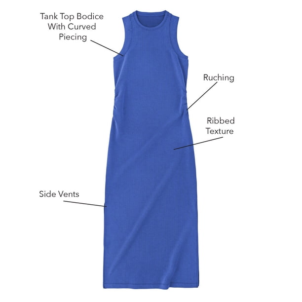 tank top dress for women Lux Dress with Built-In Bra and Shorts