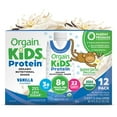 thumbnail image 1 of Orgain Kids 8g Protein Organic Nutritional Shake, Vanilla, 8.25 fl. oz., 12 pk., 1 of 8