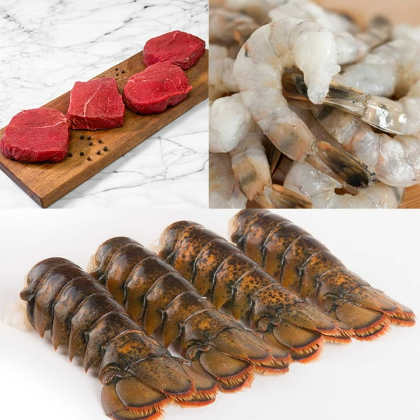Member's Mark Premium Surf and Turf Curated Box, Frozen, 4.38 lbs