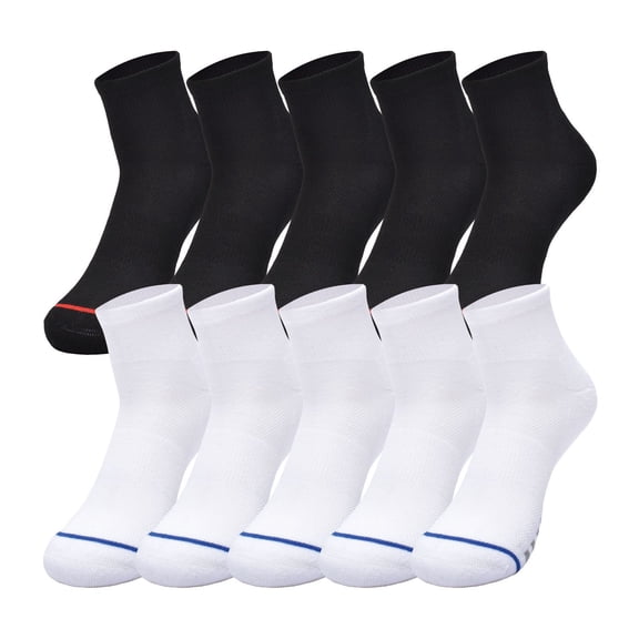 Member's Mark Boys 10-Pack Quarter Sock
