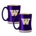 thumbnail image 1 of Logo Brands Washington Huskies 14oz Relief Mug Set, 1 of 5