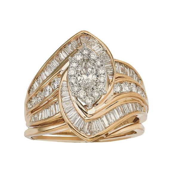2.00 CT. T.W. Diamond Marquise Ring in 14K Gold