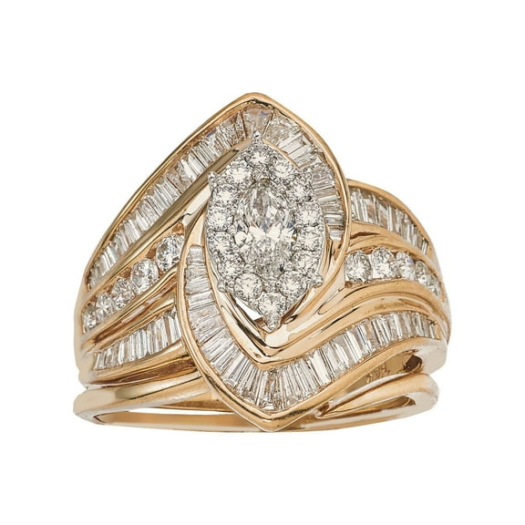 2.00 CT. T.W. Diamond Marquise Ring in 14K Gold